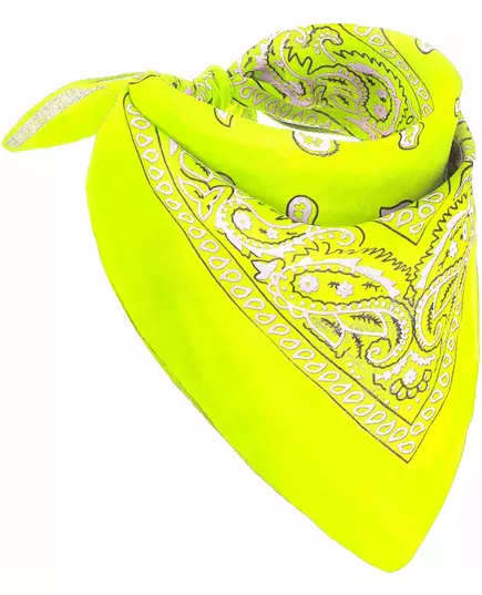 Bandana jaune fluo adulte