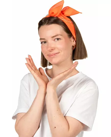 Bandana orange fluo adulte