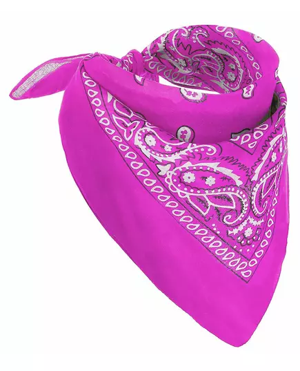 Bandana rose fluo adulte