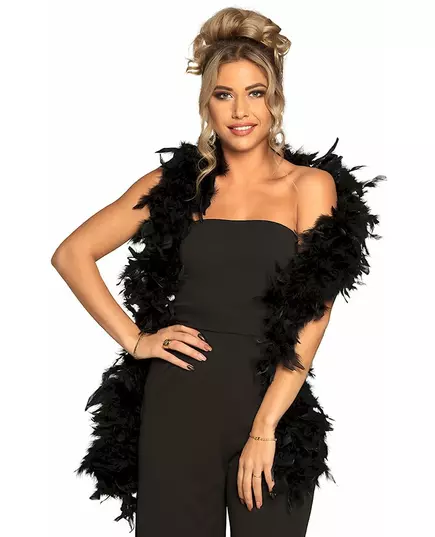 Luxe zwarte boa 80 g