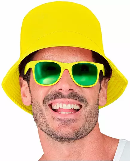 Bob jaune fluo adulte