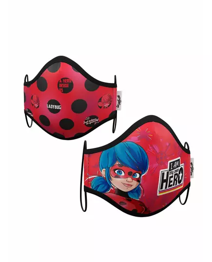 Boîte de 2 masques de protection enfant réutilisables Ladybug™