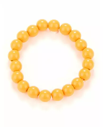Oranje kralenarmband voor volwassenen