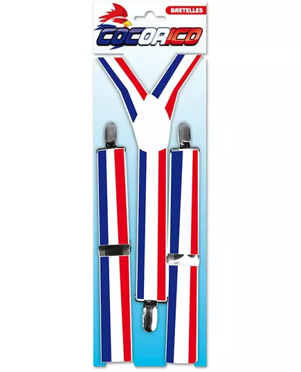 Rood wit blauw bretels voor volwassenen