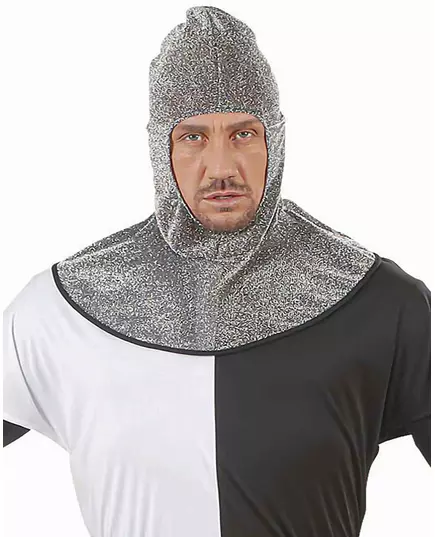 Cagoule médiévale adulte effet cotte de maille