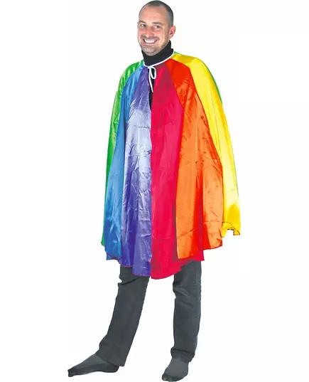 Regenboog cape voor volwassenen