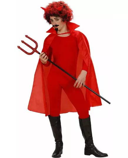 Rode cape met kinderkraag