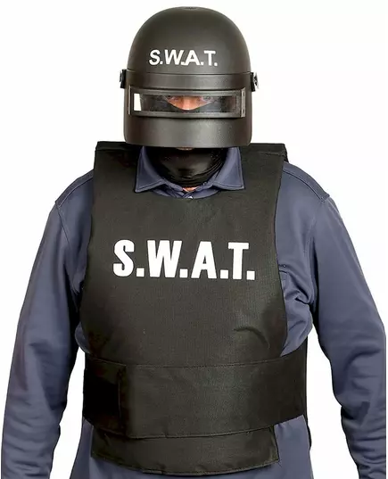 Zwart SWAT masker voor volwassenen
