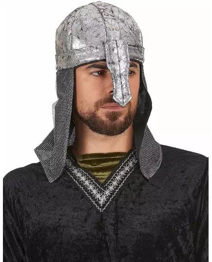 Casque chevalier guerrier souple adulte