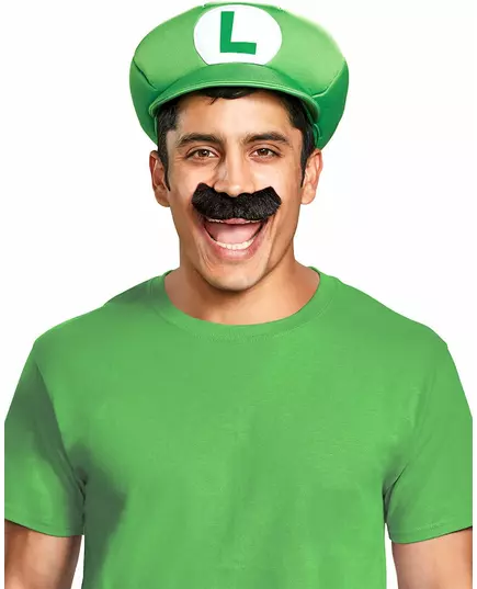 Casquette et Moustache Luigi™ Adulte