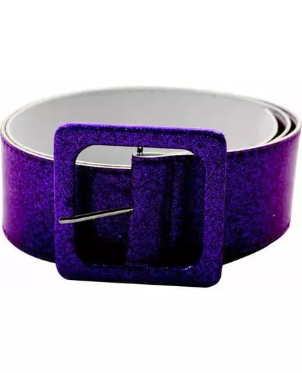 Ceinture brillante violette adulte
