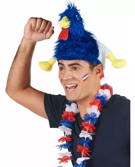 Franse haan supportershoed voor volwassenen