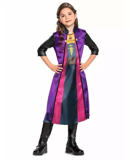 Anna Frozen 2™ Basis Meisjes kostuums, Maat: 7–8 jaar (124–136 cm)