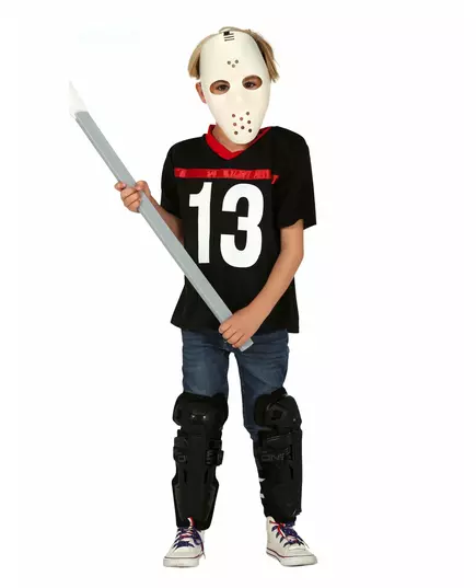 Déguisement assassin avec masque de hockey garçon