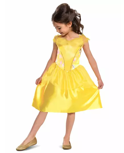 Basis kostuum Belle™ voor meisjes, Maat: 7–8 jaar (124–136 cm)