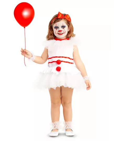 Déguisement clown effrayant bébé, Taille: 7–12 mois (74–80 cm)
