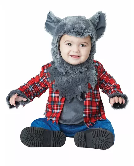 Baby weerwolf vermomming, Maat: 12–18 maanden (81 cm)