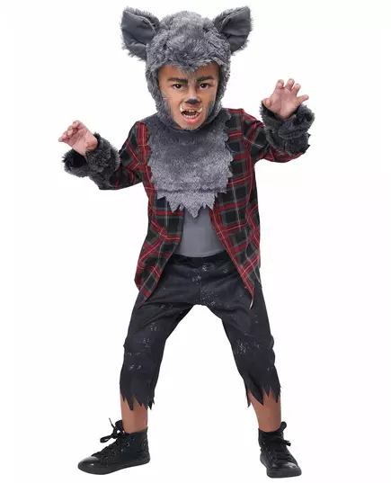 Déguisement loup garou luxe garçon, Taille: 3–4 ans (101 cm)