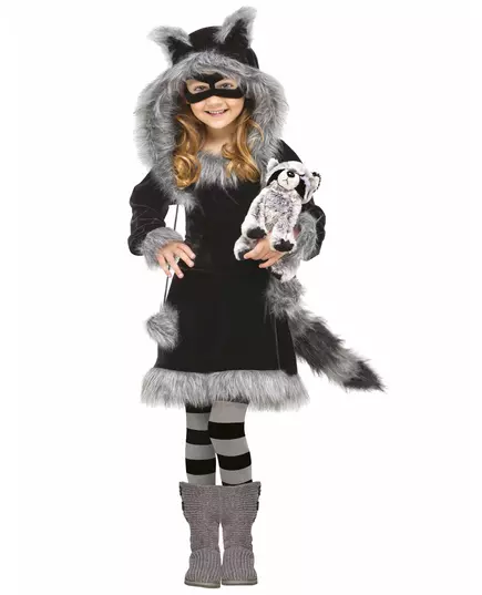 Déguisement petit raton laveur fille
