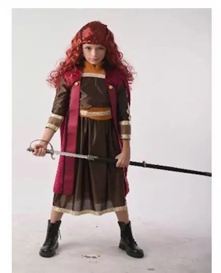Déguisement Princesse bordeaux grand nord fille, Taille: 3–4 ans (92–104 cm)