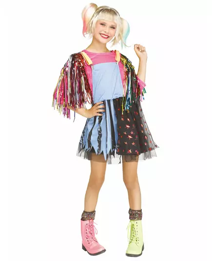 Déguisement vilaine arlequine fille, Taille: L 12–14 ans(139–152 cm)