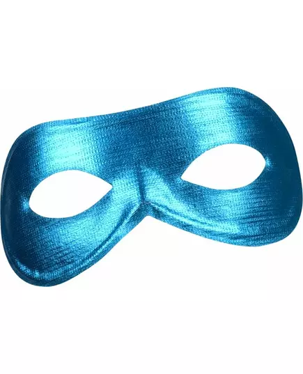 Metaal-blauw masker voor volwassenen