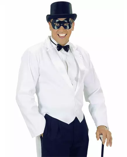 Zwart rond en groot oogmasker voor volwassenen