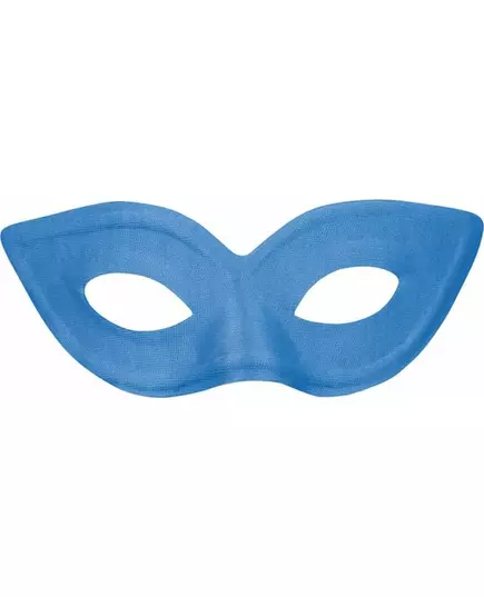 Blauwe half masker voor volwassenen