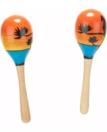 2 Maracas Hawaïennes en bois