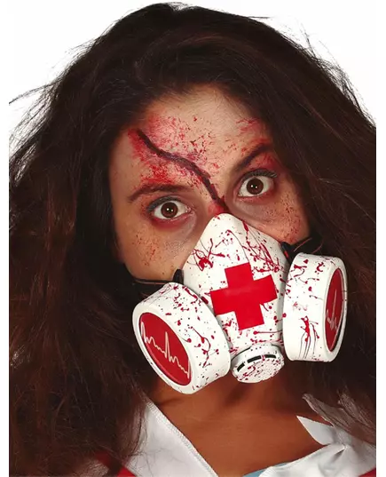 Bebloed gasmasker voor volwassenen
