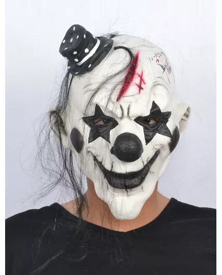 Griezelig rocker clown masker