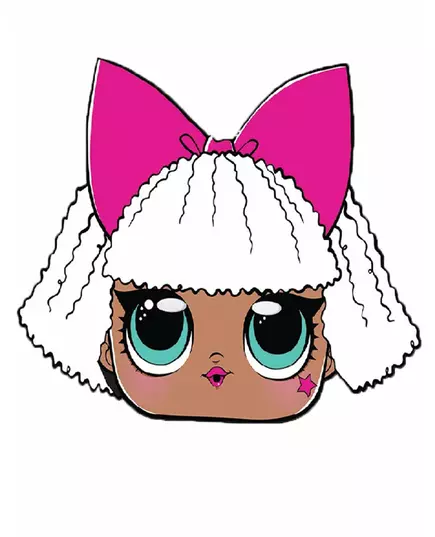 Kartonnen Diva LOL Surprise™ masker