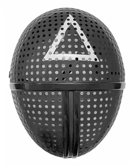 Masque en plastique gardien de jeu symbole triangle adulte