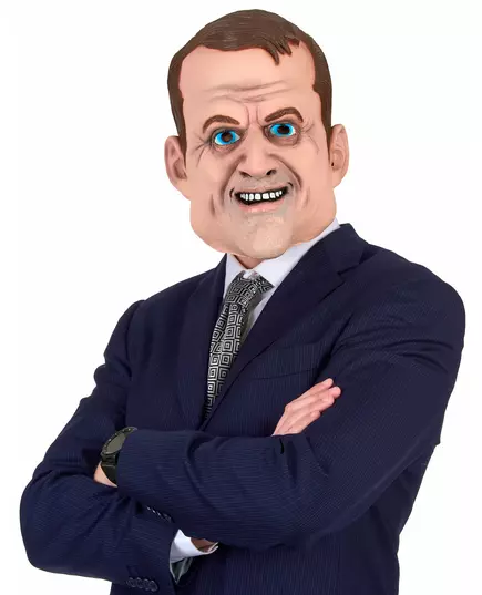 Humoristisch Emmanuel masker voor volwassenen