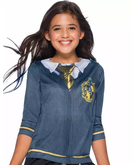 T-shirt imprimé Poufsouffle™ Harry Potter enfant, Taille: 7–8 ans (122 à 128 cm)