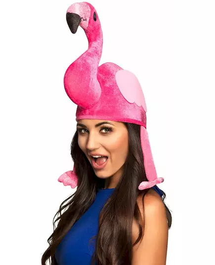 Chapeau flamant rose adulte