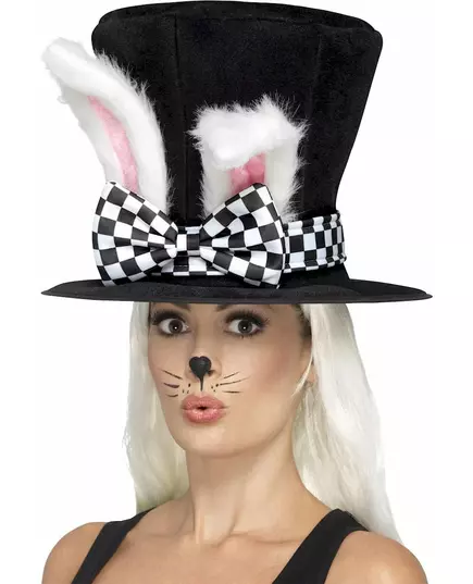 Chapeau haut de forme lapin adulte