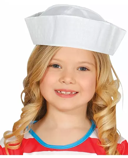 Chapeau marin blanc enfant