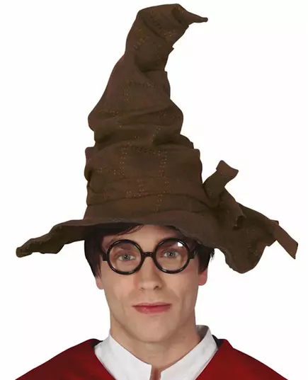 Chapeau sorcier marron adulte