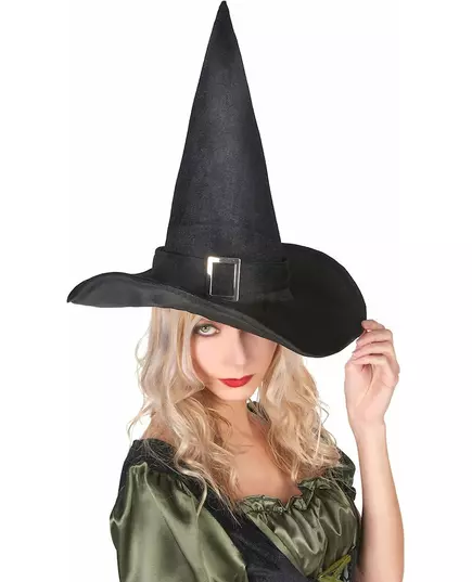 Chapeau sorcière velours halloween adulte