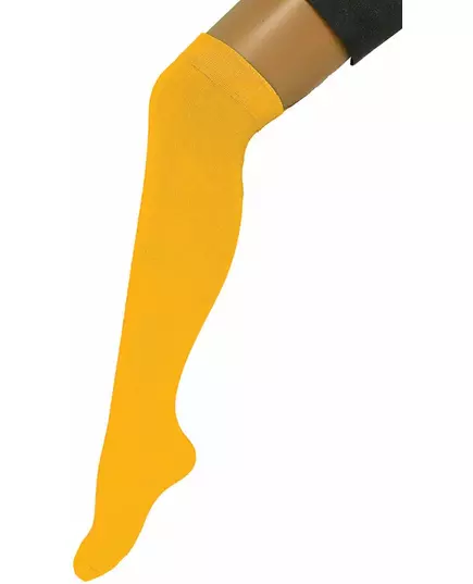 Chaussettes longues jaunes 53 cm adulte