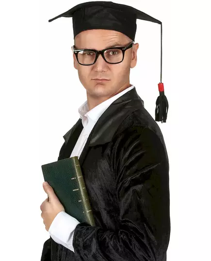 Academic square studentenhoed voor volwassenen