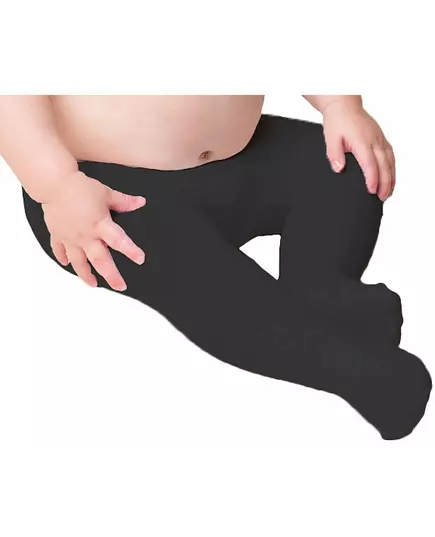 Ondoorzichtige zwarte panty voor baby's