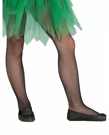 Zwarte visnet panty's voor kinderen