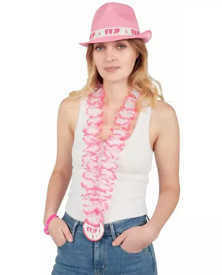 Vrijgezellenfeest Roze Bloemenketting