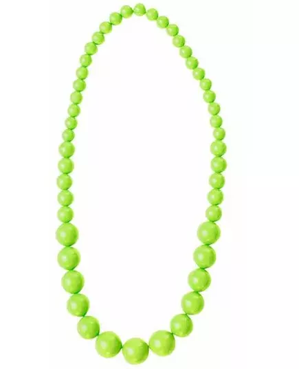 Grote groene kralen ketting voor volwassenen