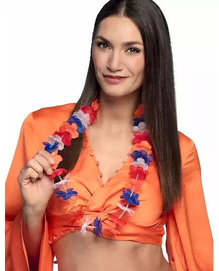 Collier Hawaï supporter Pays-Bas adulte