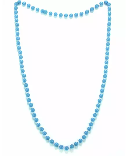 Blauwe kralenketting voor volwassenen