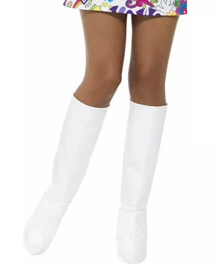 Couvre-bottes blanches femme