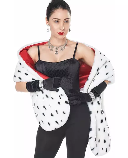 Echarpe en faux dalmatien adulte